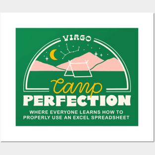 Virgo Camp Perfection Posters and Art